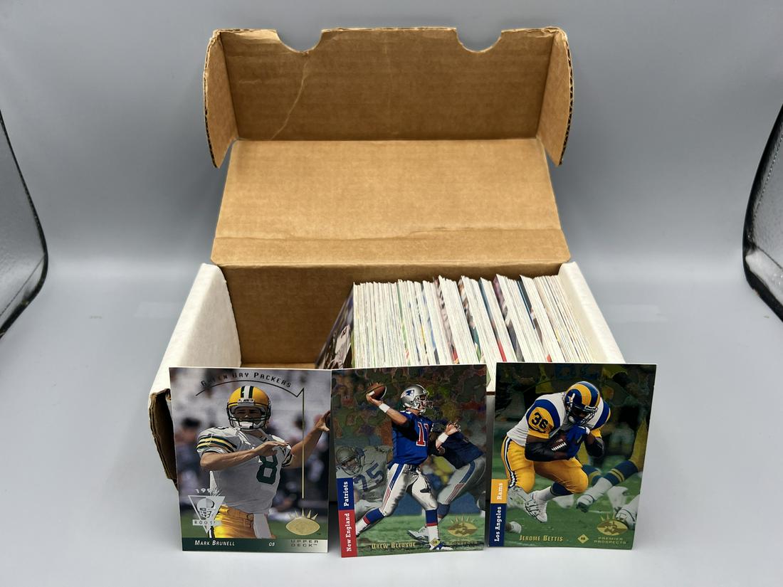 1993 SP Football Complete Set - Rookies of Jerome Bettis, Drew Bledsoe, Mark Brunell - Rookies and (1 of 7)