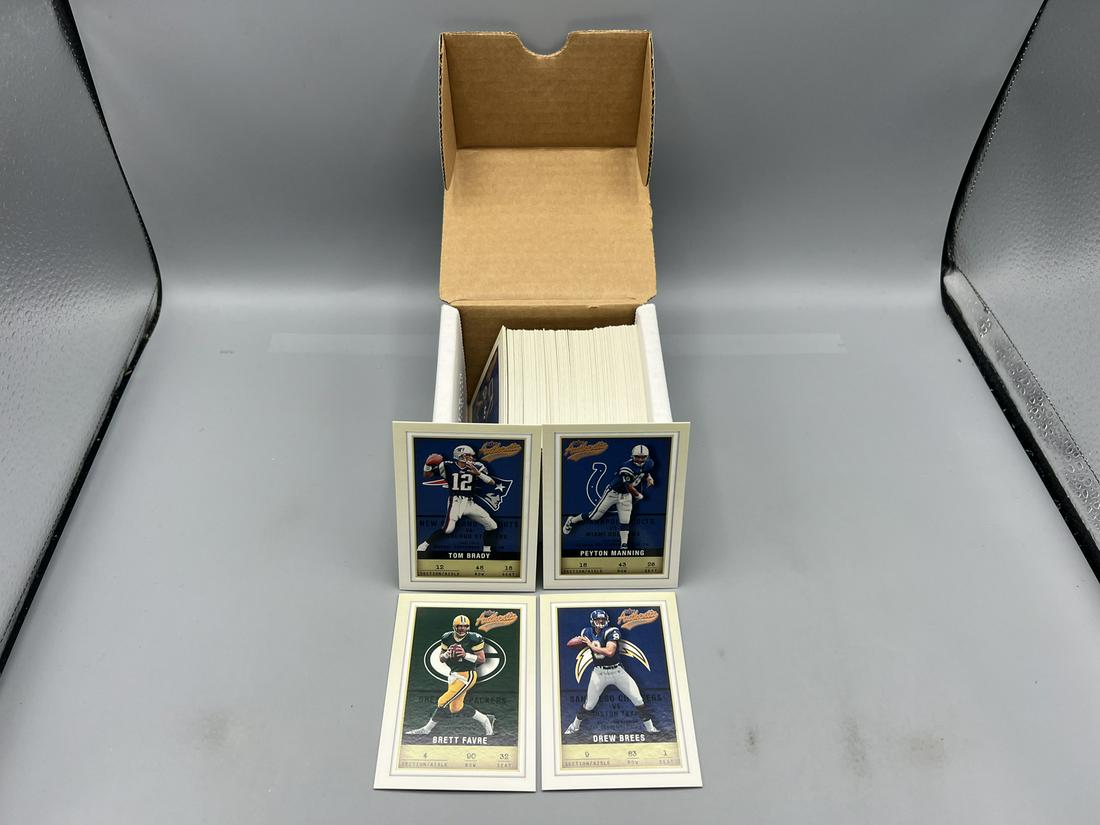 2002 Fleer Authentix Football Complete Base Set 1-100 - Tom Brady (1 of 3)