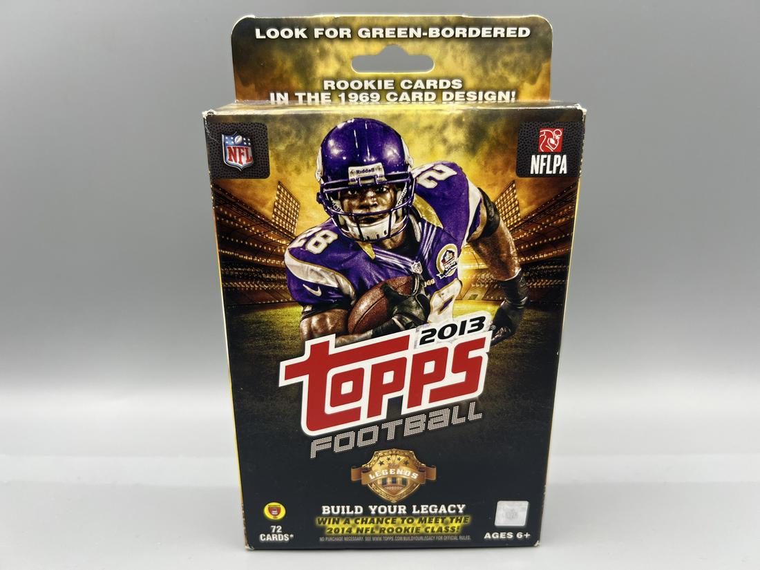 2013 Topps Football Unopened Hanger Box - Possible Geno Smith RC, DeAndre Hopkins RC, Keenan Allen (1 of 2)