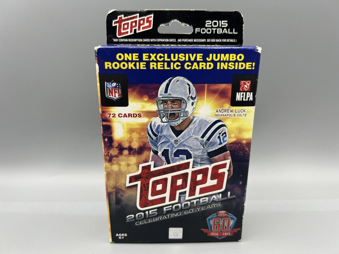 2015 Topps Football Unopened Hanger Box - Possible Marcus Mariota RC, Jameis Winston RC, Amari (1 of 2)