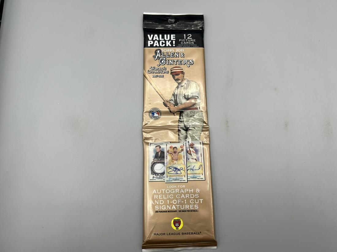 2011 Topps Allen & Ginter Baseball Unopened Value Pack - Possible Freddie Freeman RC, Craig Kimbrel (1 of 2)