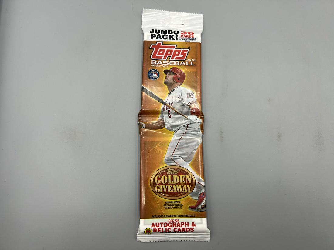2012 Topps Series 2 Baseball Unopened Jumbo Pack - Possible Bryce Harper RC & Yu Darvish RC? (1 of 2)