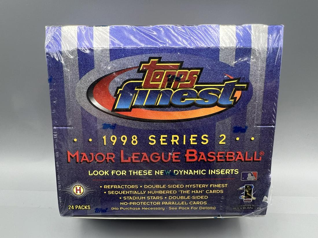 1998 Topps Finest Baseball Series 2 Unopened Hobby Box (1 of 3)