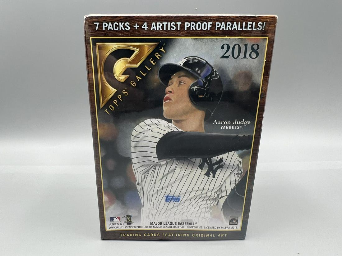 2018 Topps Gallery Baseball Unopened Blaster Box - Possible Ronald Acuna Jr RC, Juan Soto RC, Shohei (1 of 2)