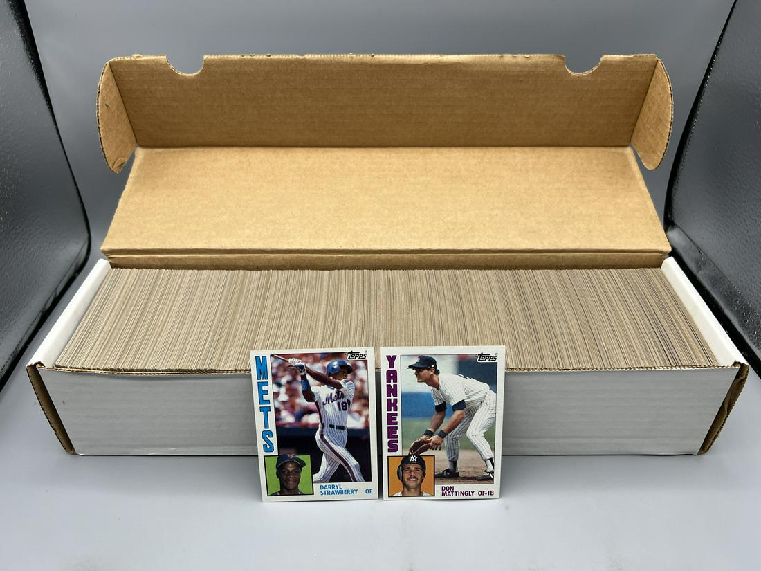 1984 Topps Baseball Complete Set - Rookies of Don Mattingly, Darryl Strawberry (1 of 3)
