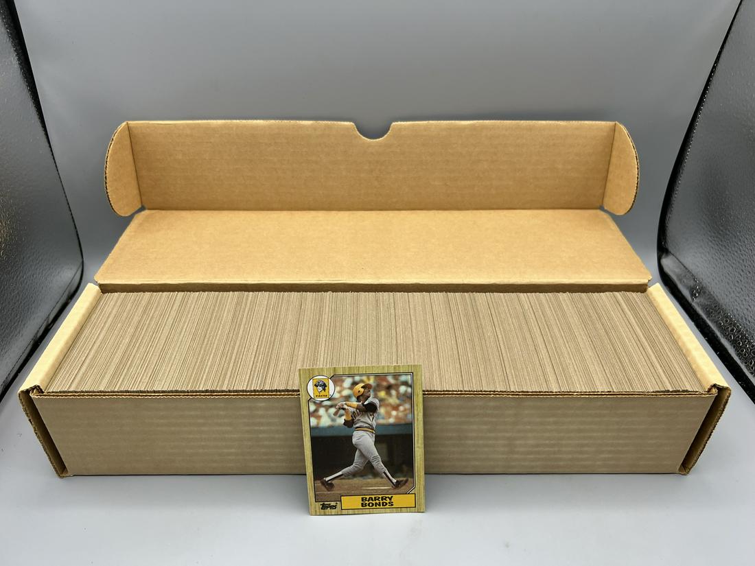 1987 Topps Baseball Complete Set - Barry Bonds, Bo Jackson, Barry Larkin Rookies (1 of 3)