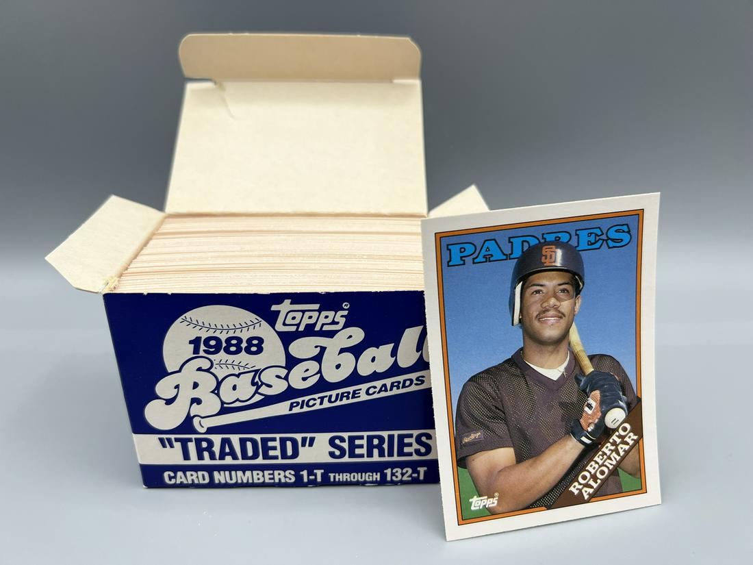 1988 Topps Traded Baseball Complete Set - Roberto Alomar, Tino Martinez Rookies (1 of 3)
