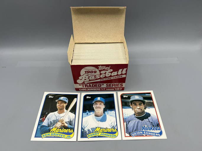 1989 Topps Traded Baseball Complete Set Ken Griffey Jr, Randy Johnson