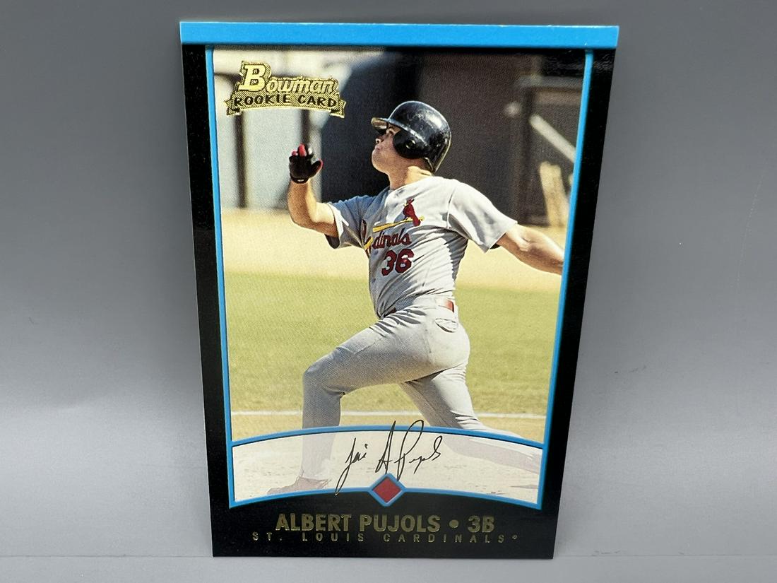 2001 Bowman Albert Pujols Gold Foil Parallel Rookie Card #264 (1 of 2)