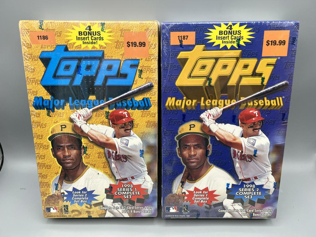 1998 Topps Baseball Factory Sealed Complete Set - In tougher to find blaster box packaging (1 of 2)