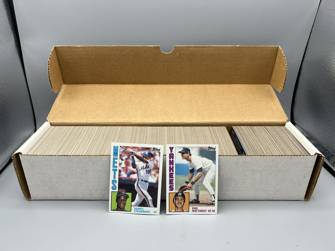 1984 Topps Baseball Complete Set - Darryl Strawberry & Don Mattingly RCs (1 of 3)