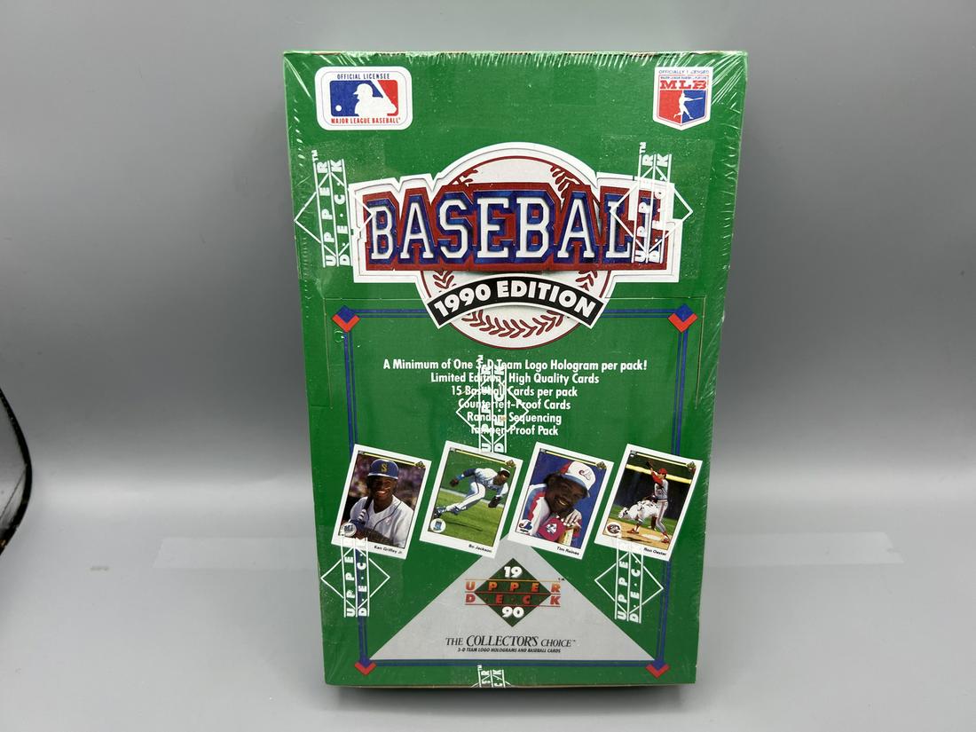 1990 Upper Deck Baseball Sealed Unopened Box (1 of 2)
