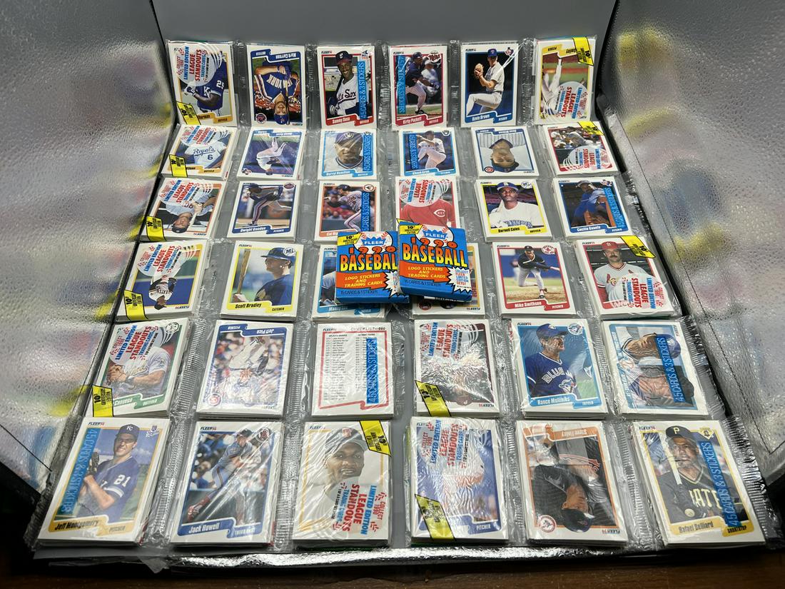 Lot of (12) 1990 Fleer Baseball Unopened Rack Packs & (2) Unopened Wax Packs - 2nd & 3rd Year Cards (1 of 5)