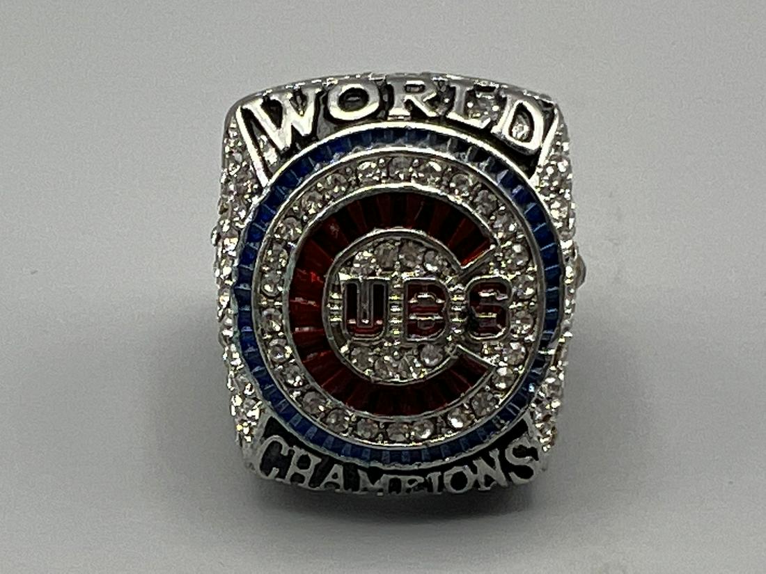 Replica 2016 Chicago Cubs Baseball World Series Commemorative Ring - Kris Bryant: Replica 2016 Chicago Cubs Baseball World Series Commemorative Ring - Kris Bryant