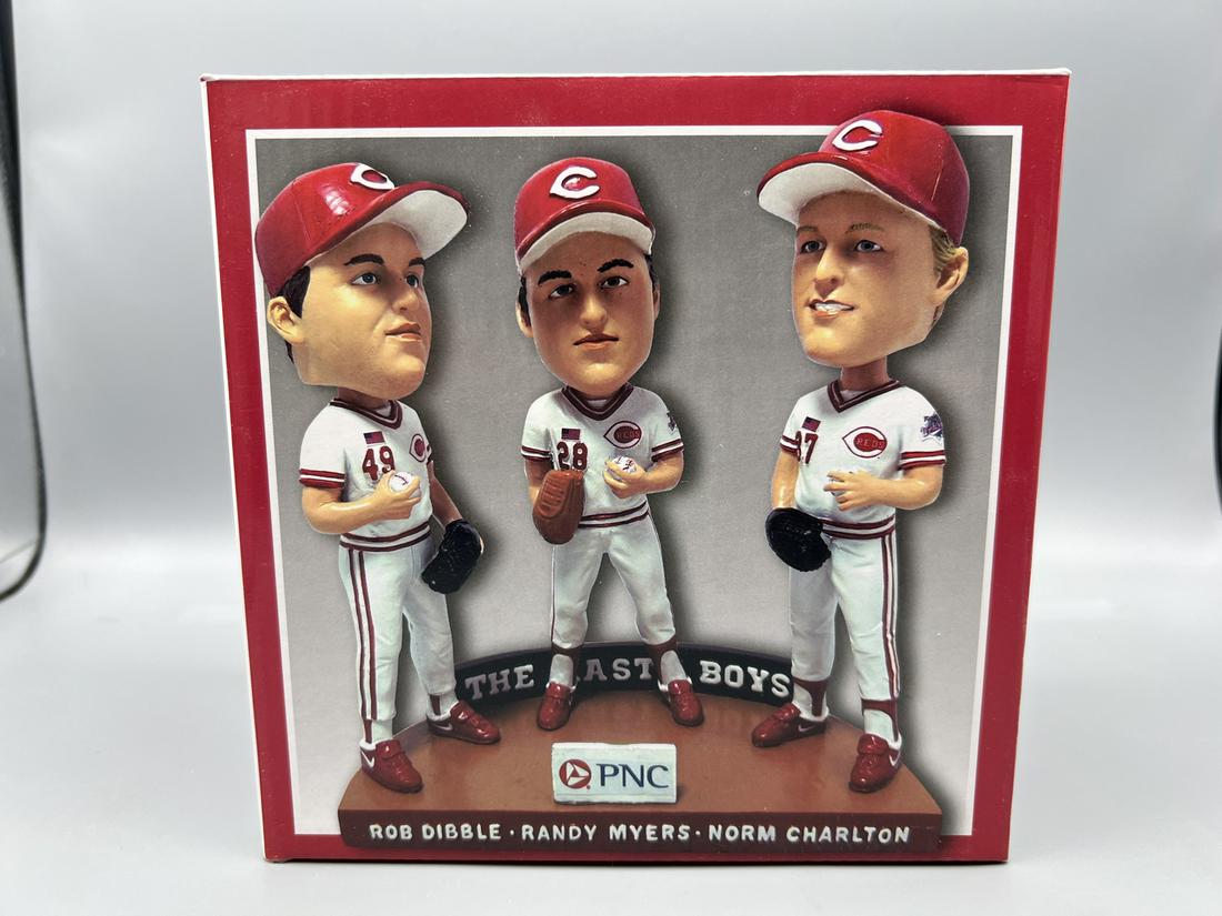 Cincinnati Reds Baseball The Nasty Boys Rob Dibble/Randy Myers/Norm Charlton SGA Bobblehead (1 of 4)