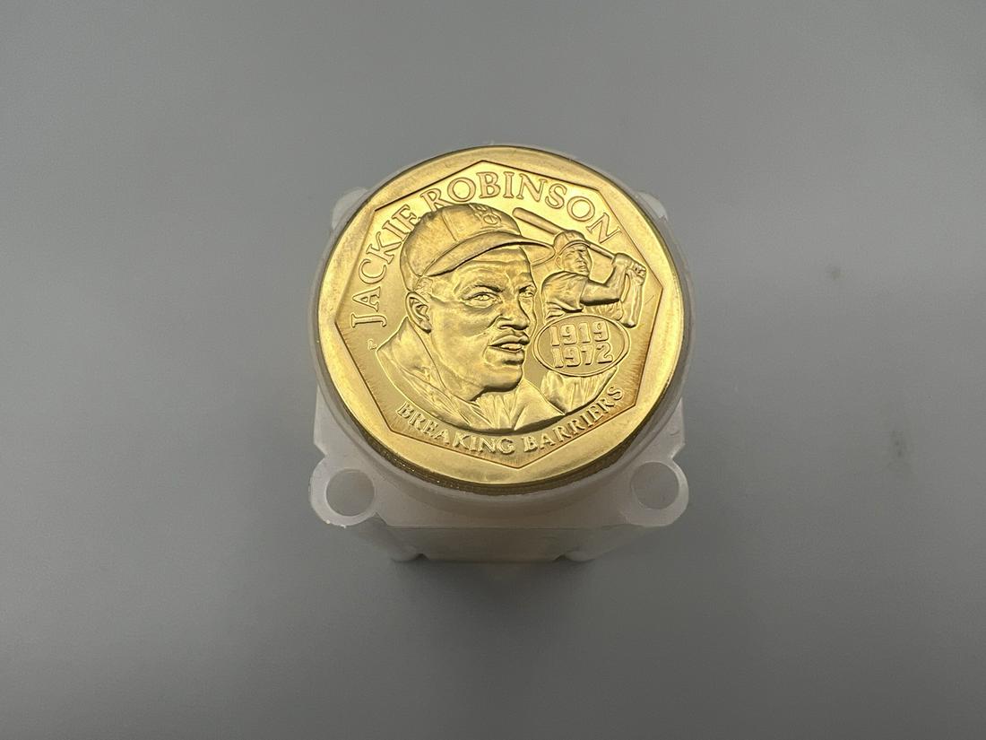 1997 Jackie Robinson Breaking Barriers Coins/Medallions Roll of 30: 1997 Jackie Robinson Breaking Barriers Coins/Medallions Roll of 30