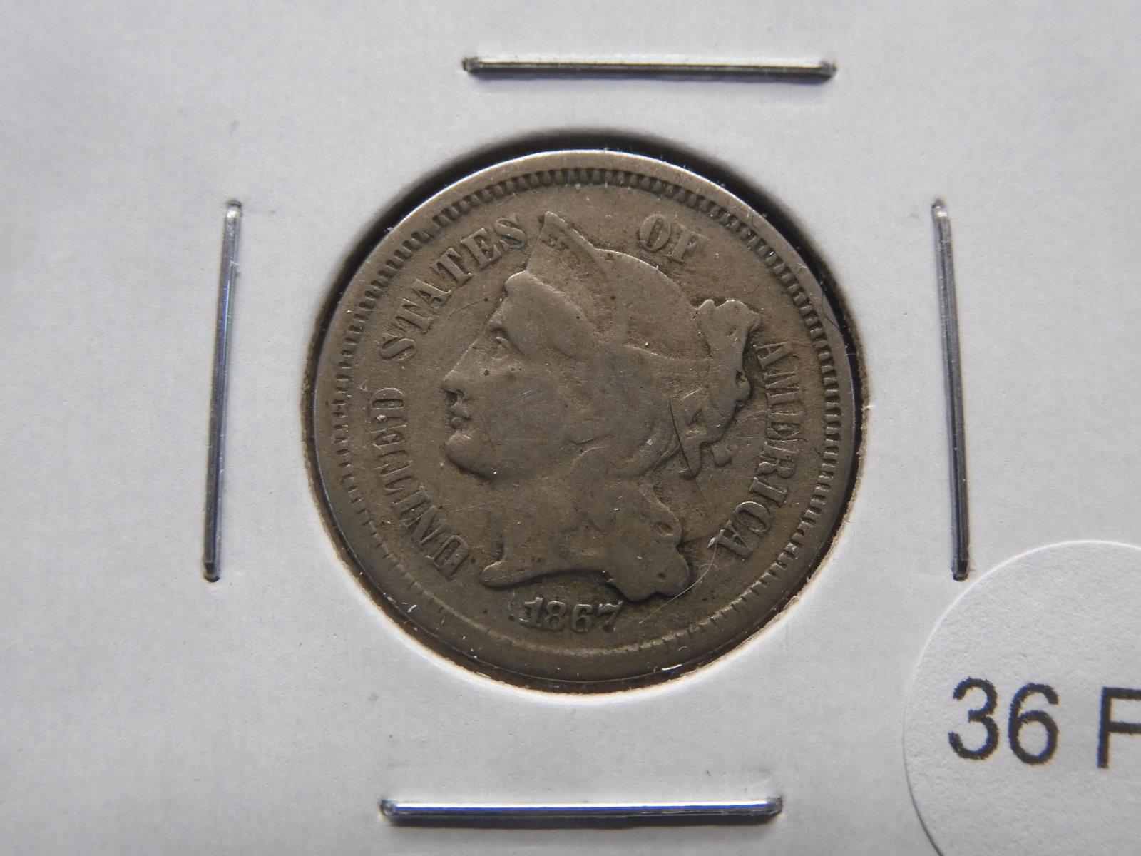 1867 3c Nickel. (1 of 3)