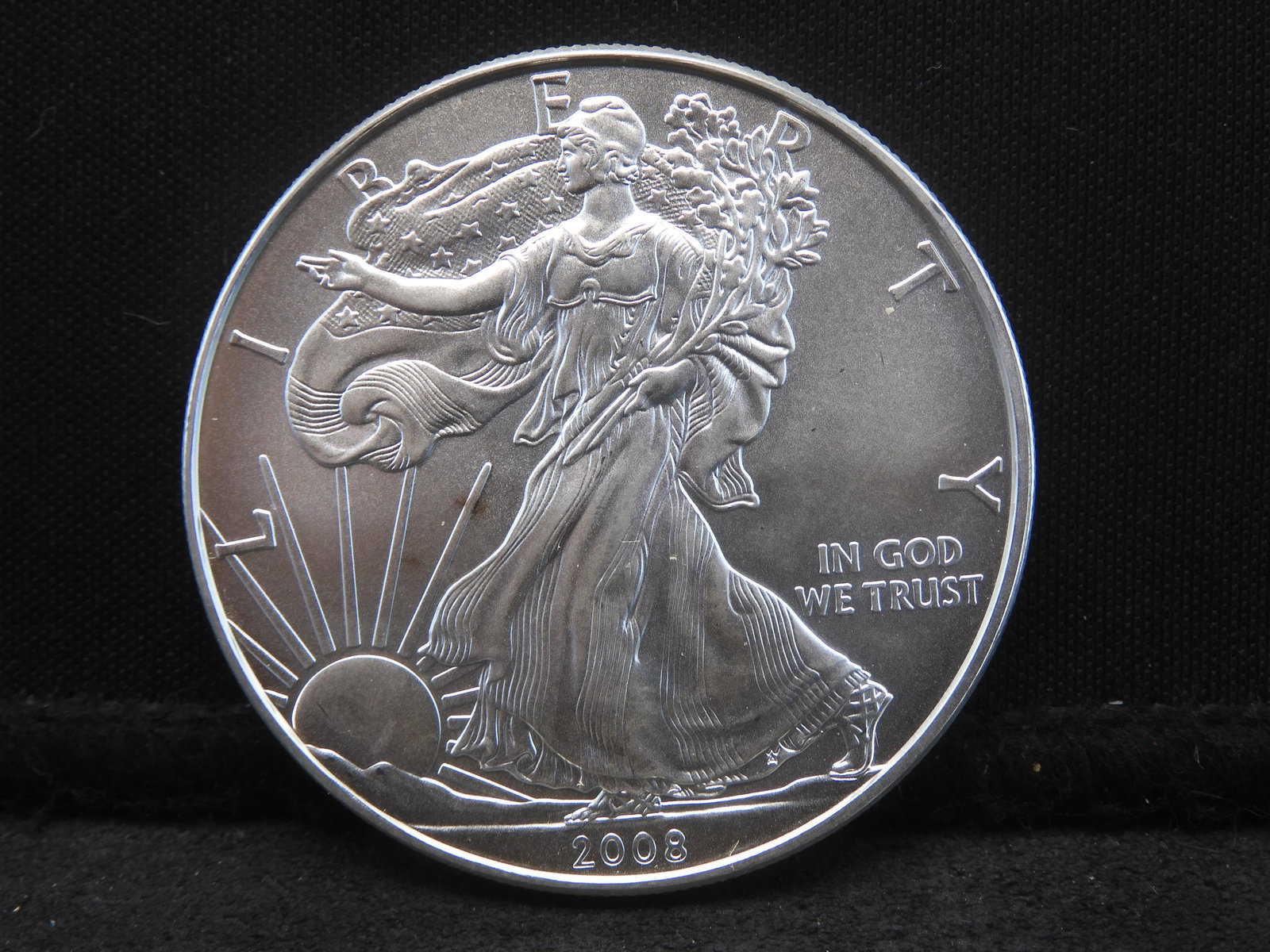 2008 $1 American Silver Eagle - BU (1 of 2)