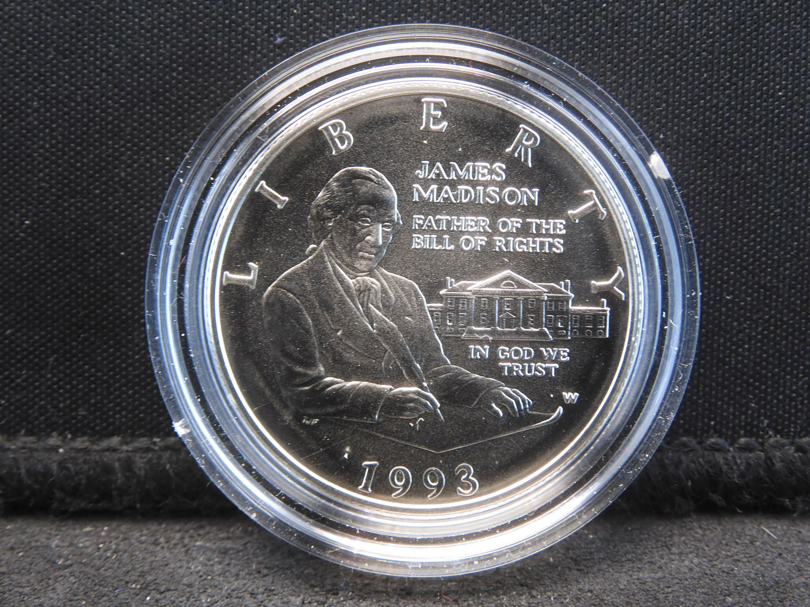 1993-W James Madison Bill of Rights Half Dollar: 1993-W James Madison Bill of Rights Half Dollar