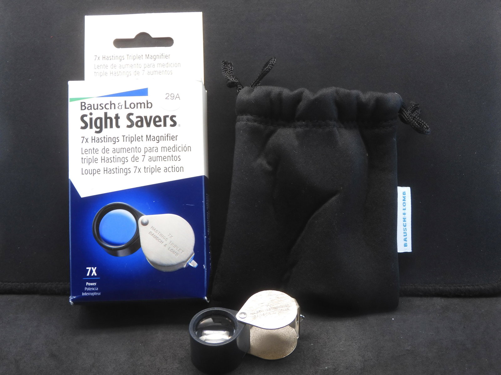 Bausch and Lomb 7 X Hastings Triplet Magnifier. New in box. Original cost: $53.60: Bausch and Lomb 7 X Hastings Triplet Magnifier. New in box. Original cost: $53.60
