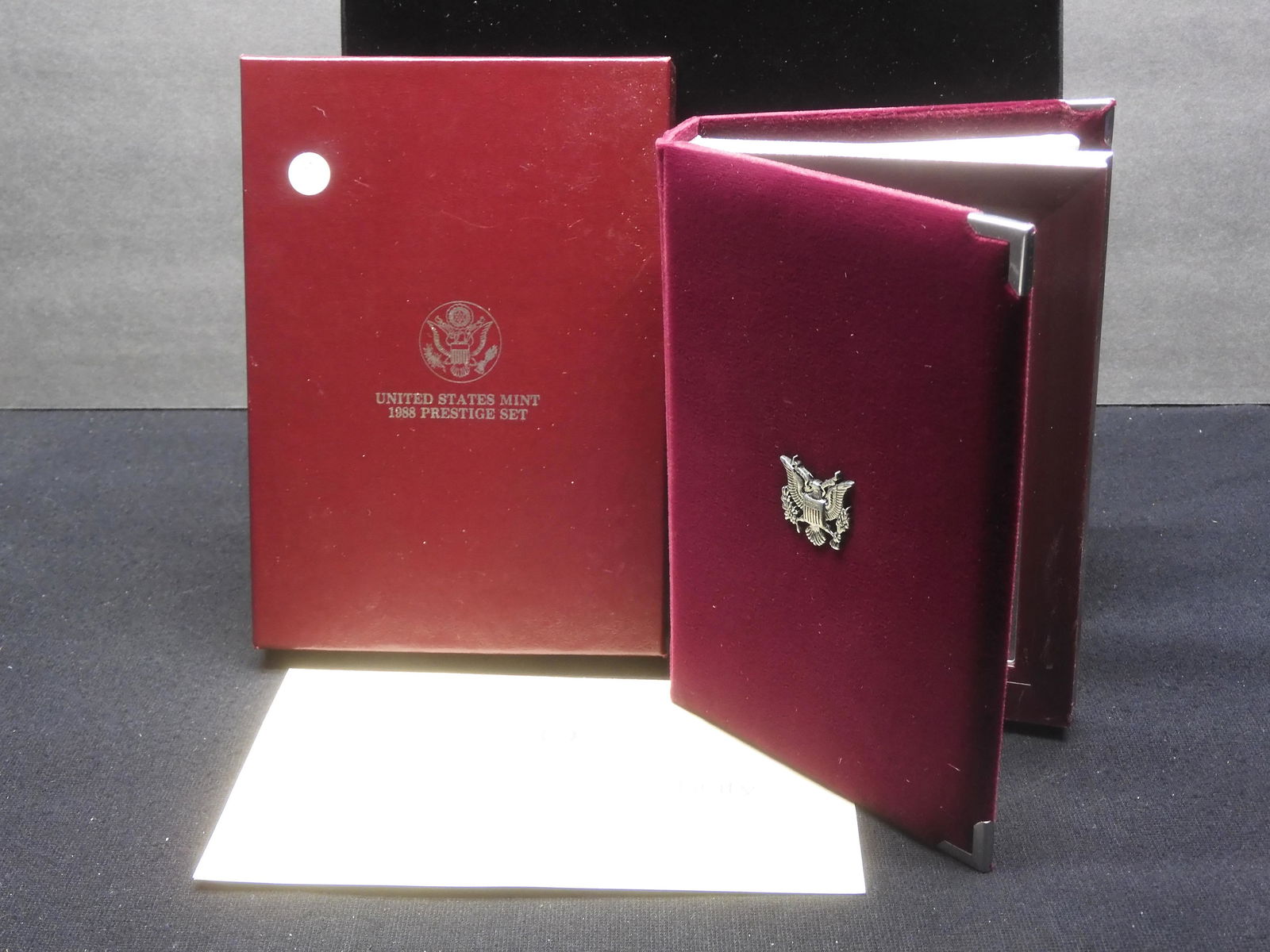 1988-S Prestige Proof Set.  Contains regular coinage plus the Olympic Commemorative silver $1.  GEM (1 of 4)