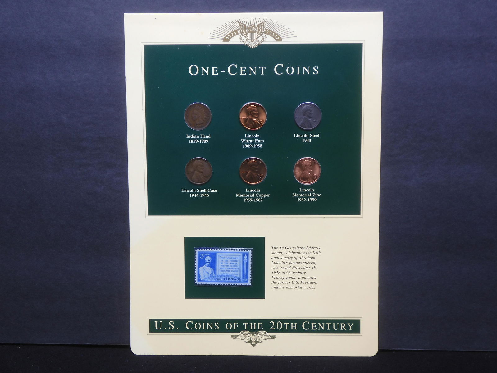 US One Cent Coins of the 20th Century (1 of 5)