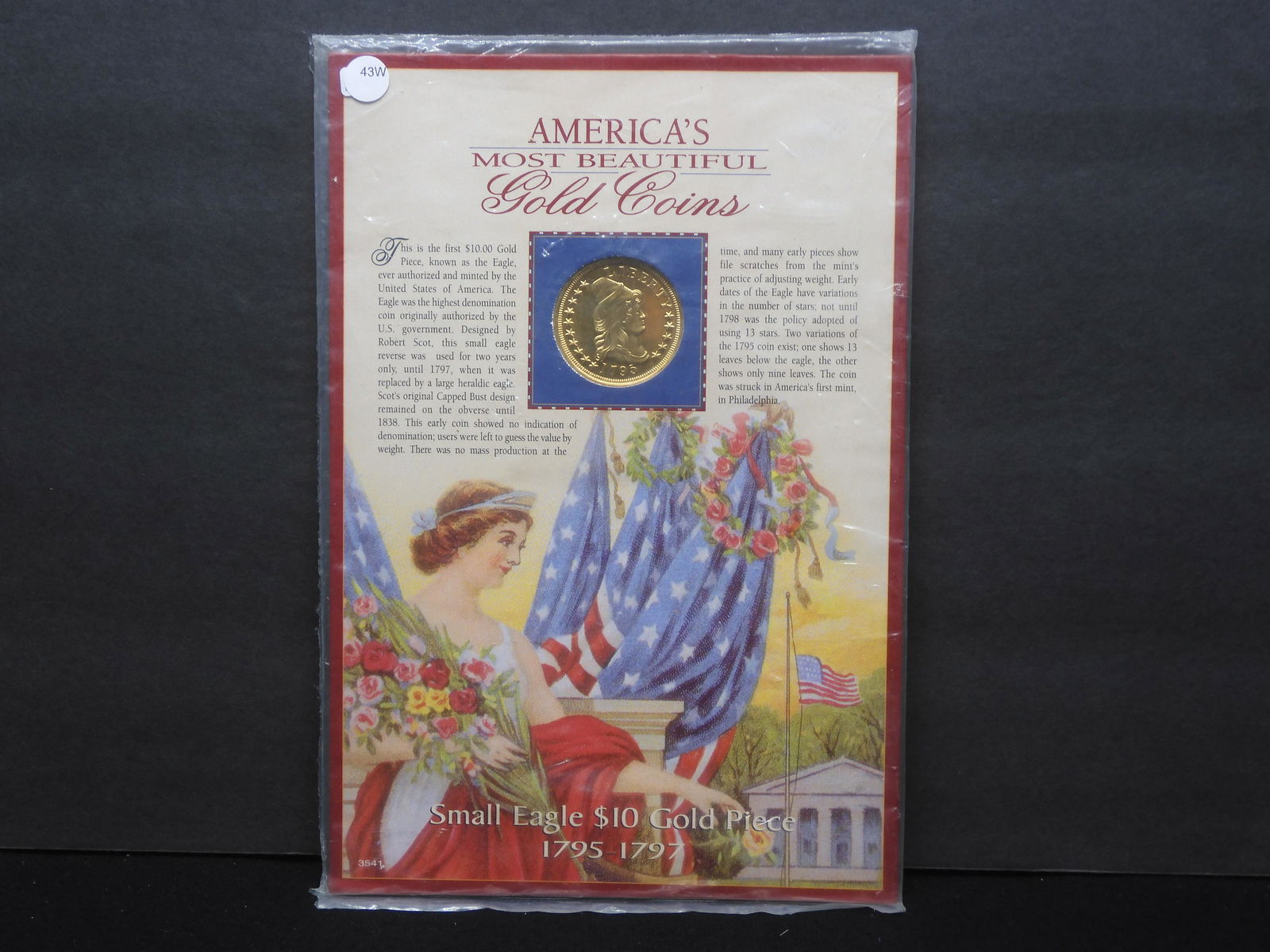 America's Most Beautiful Gold Coins 1795 Copy Ten Dollar Coin: America's Most Beautiful Gold Coins 1795 Copy Ten Dollar Coin