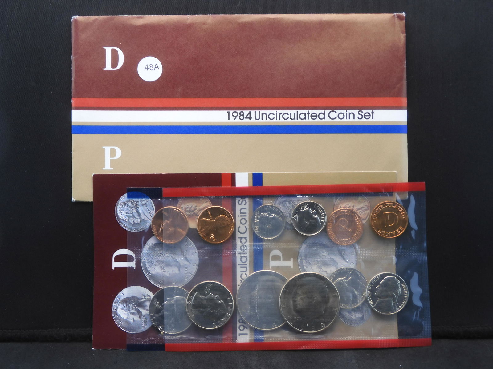 (10) coin 1984 P/D US Mint Set:  GEM BU in original mint package. (1 of 6)