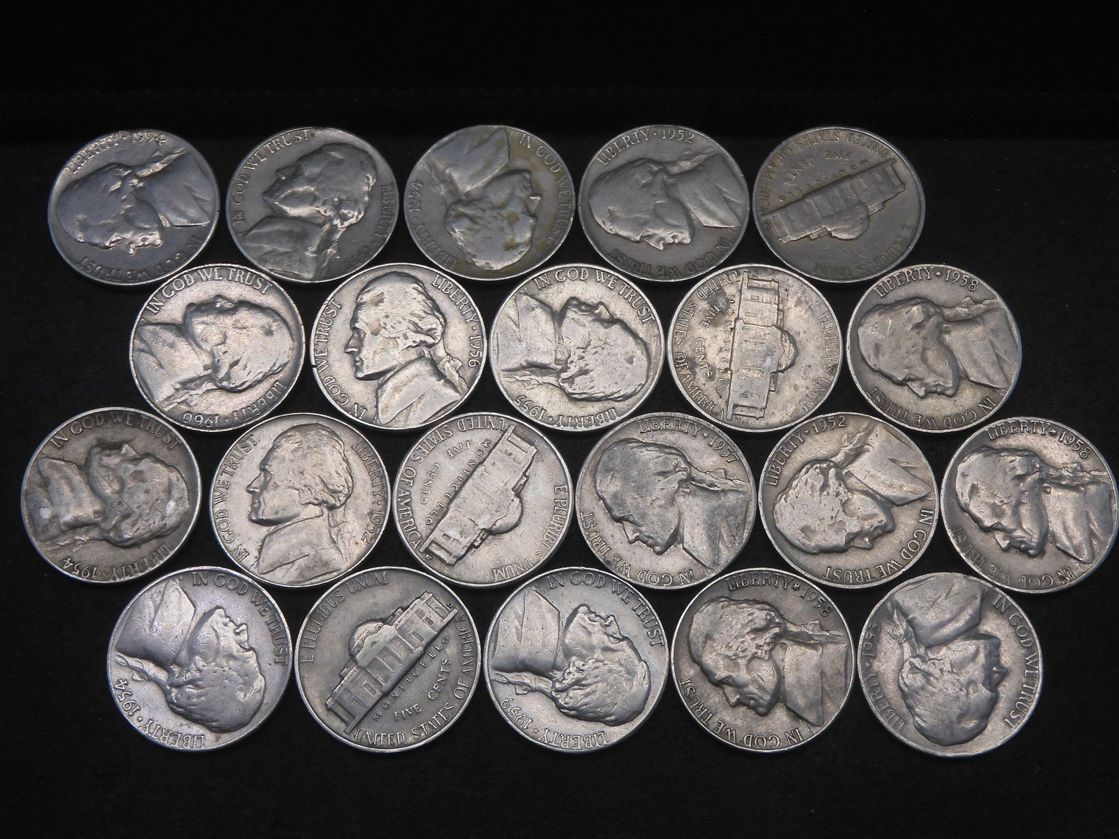 (21) Mixed Date Jefferson Nickels (1 of 4)