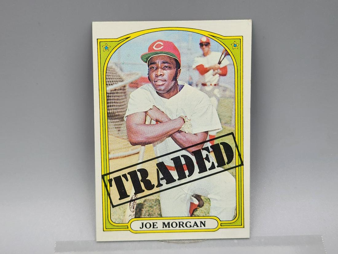 1972 Topps Traded Joe Morgan #752 HOF Tough High Number (1 of 2)