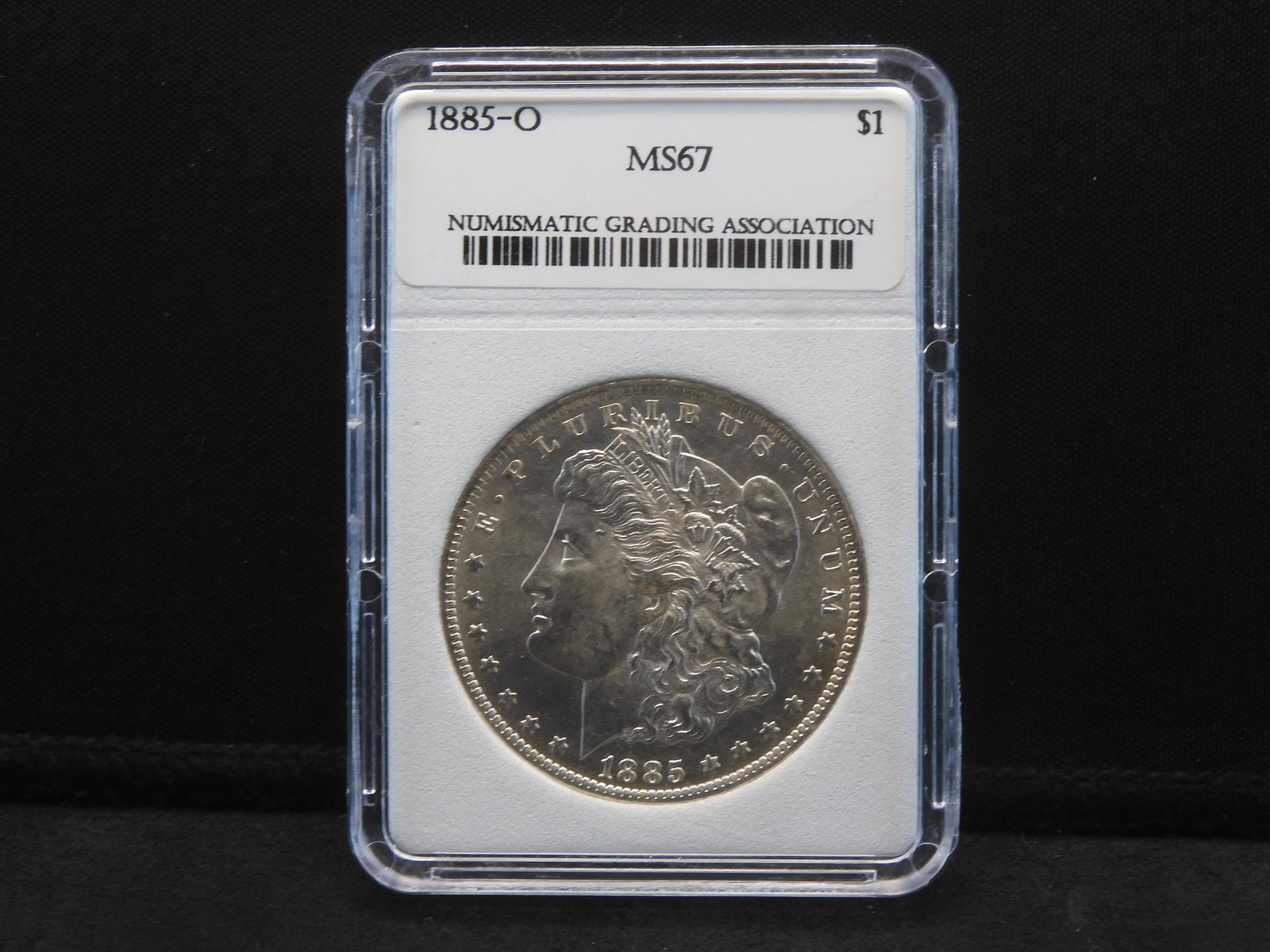 1885-O Morgan Silver Dollar - MS67 - Slabbed (1 of 4)