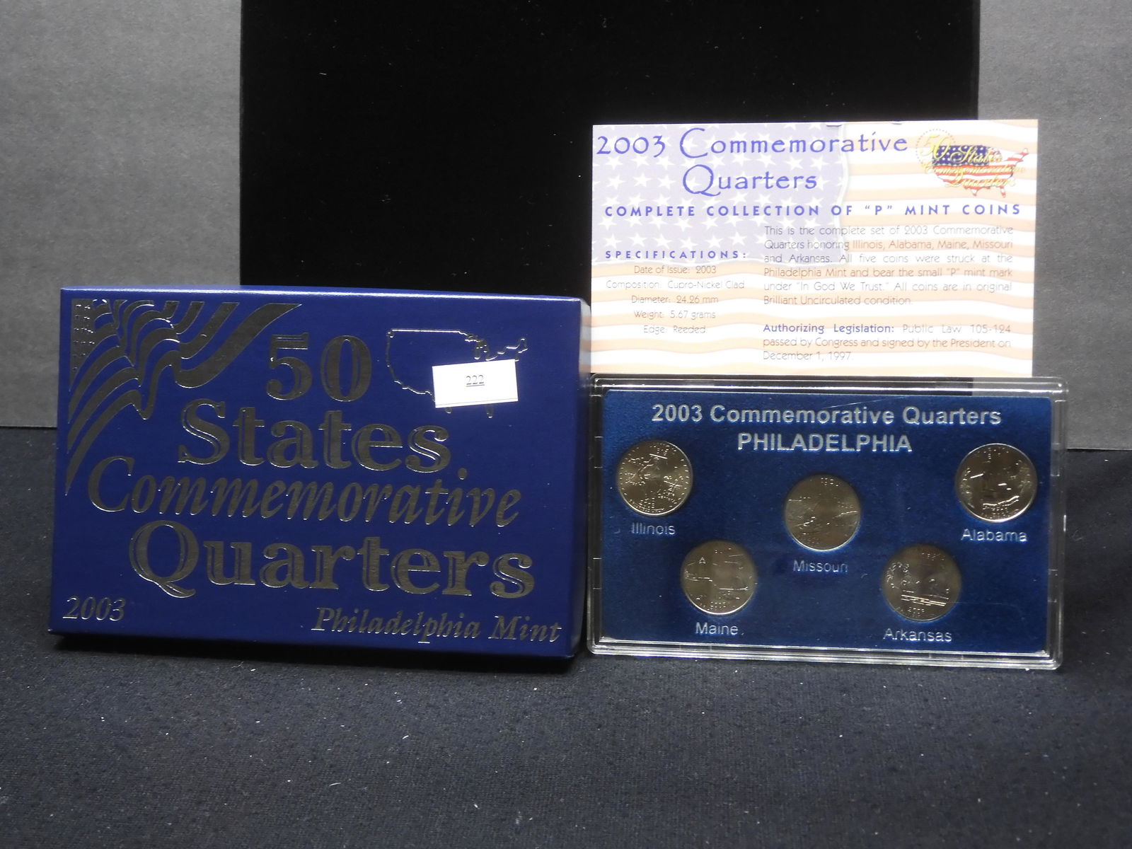 2003-P Statehood Quarter Set (1 of 4)