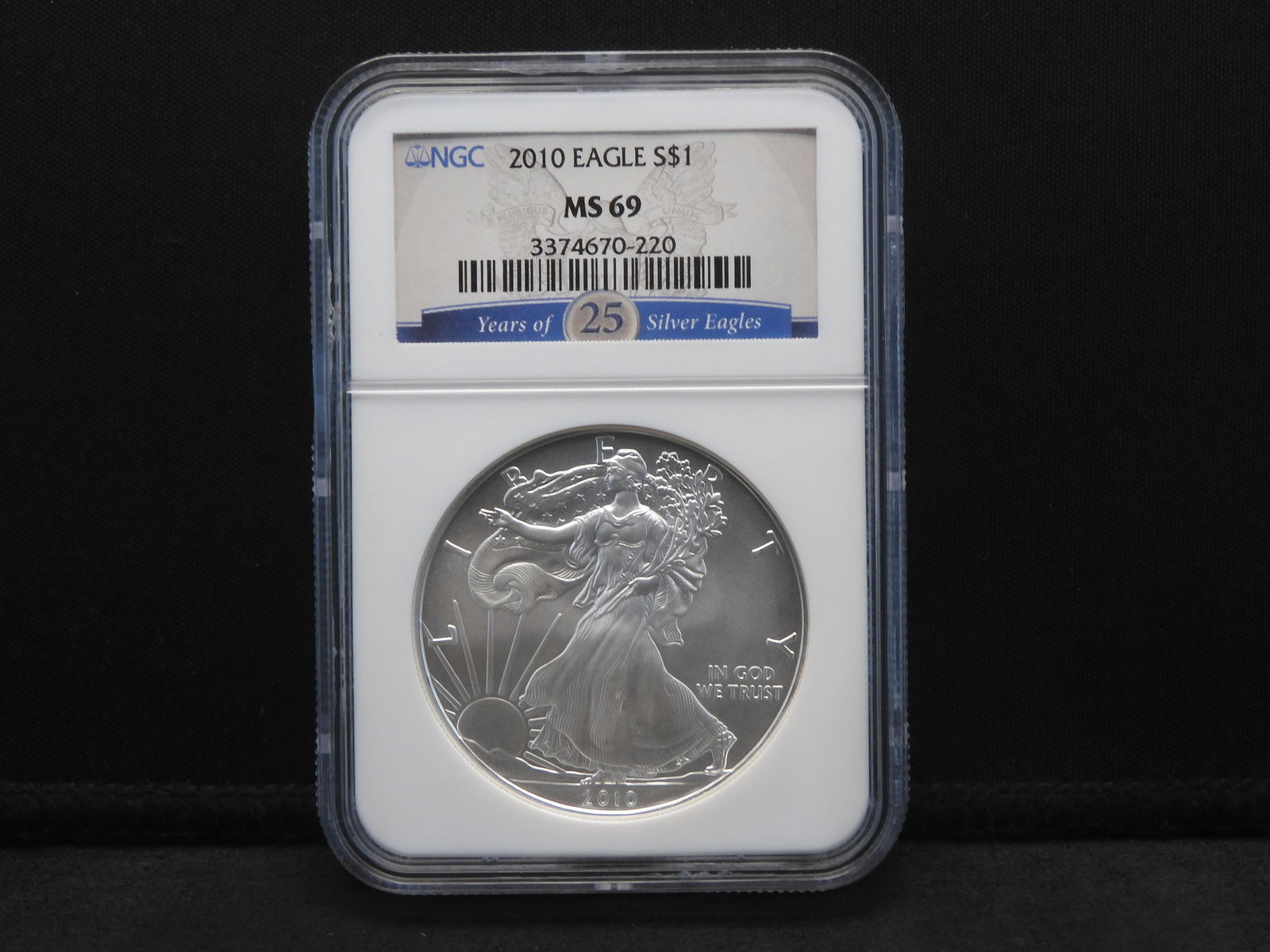2010 American Silver Eagle - NGC MS69 (1 of 4)