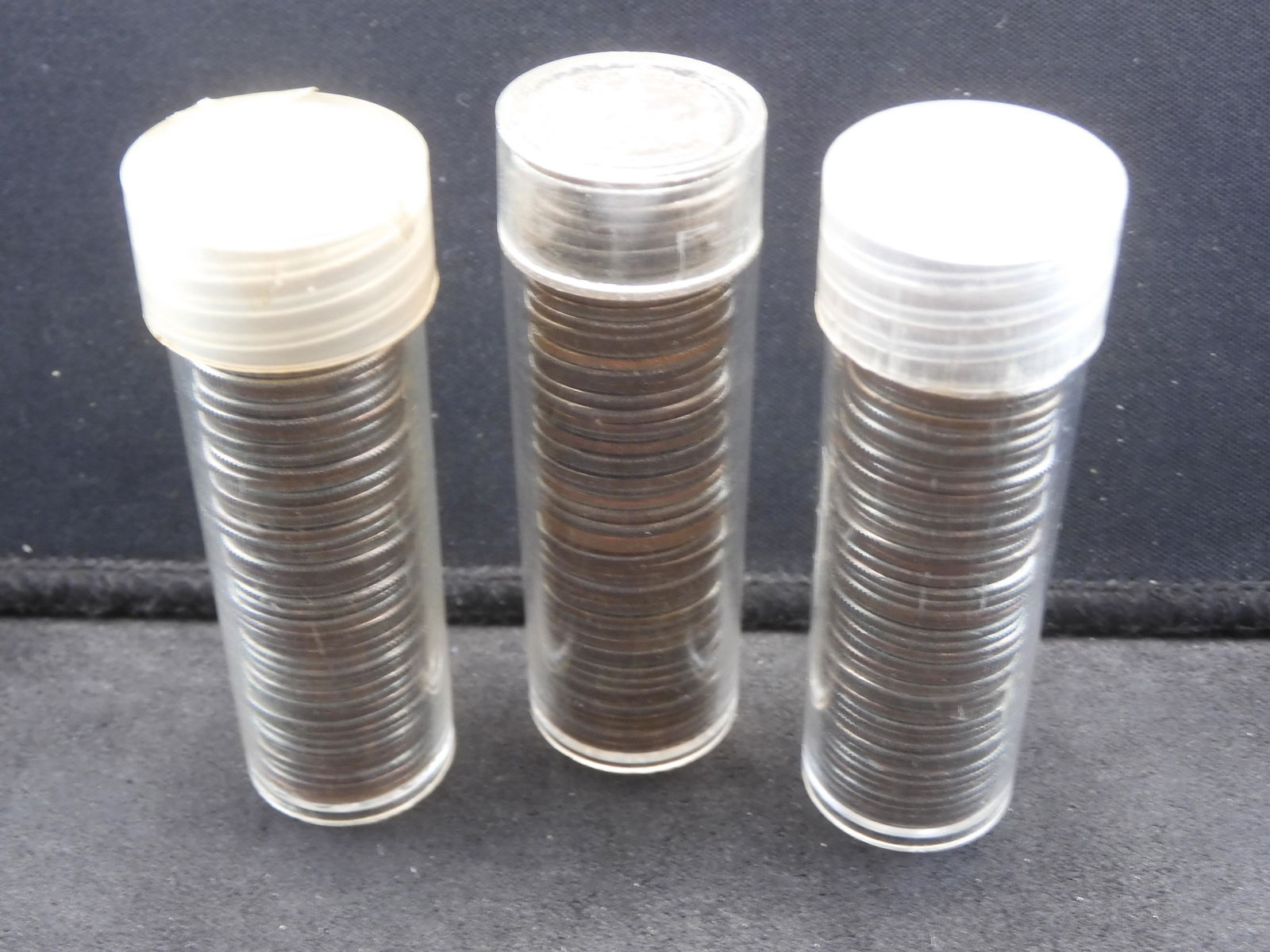 (3) Tubes Mixed Date Clad Roosevelt Dimes 150 Coins (1 of 4)