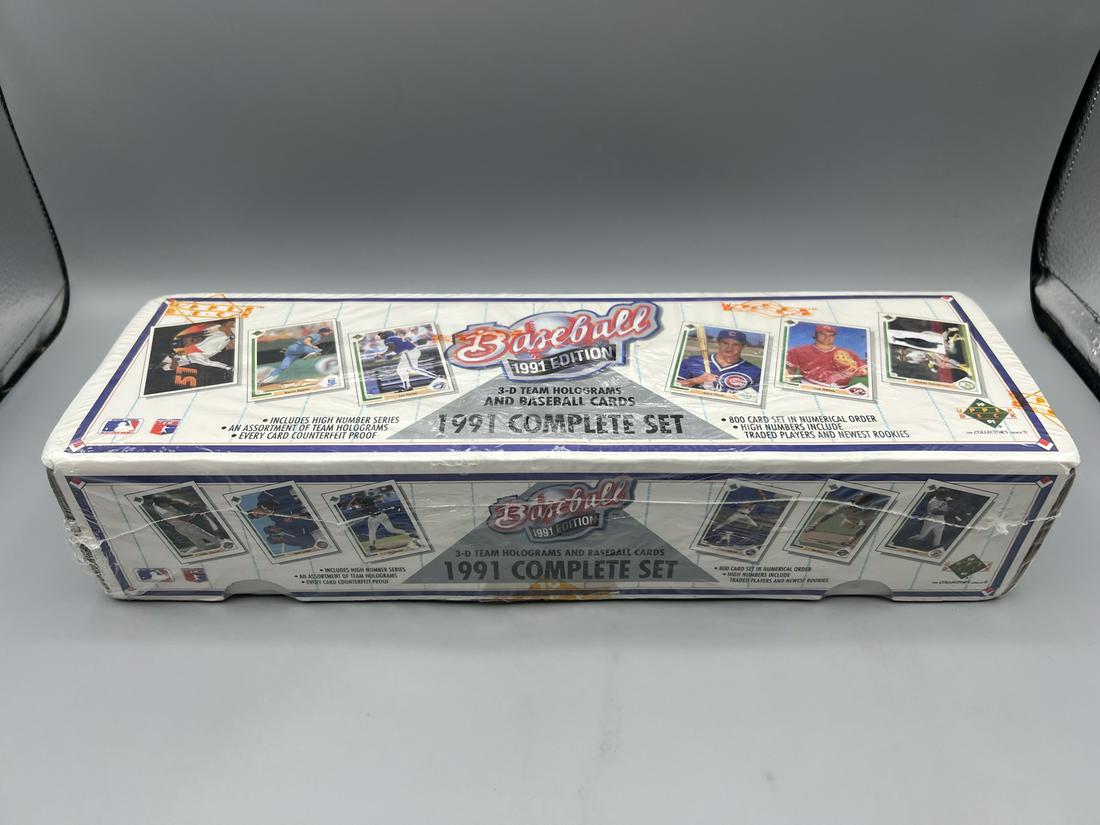 1991 Upper Deck Baseball Factory Sealed Complete Set - Chipper Jones RC (1 of 2)