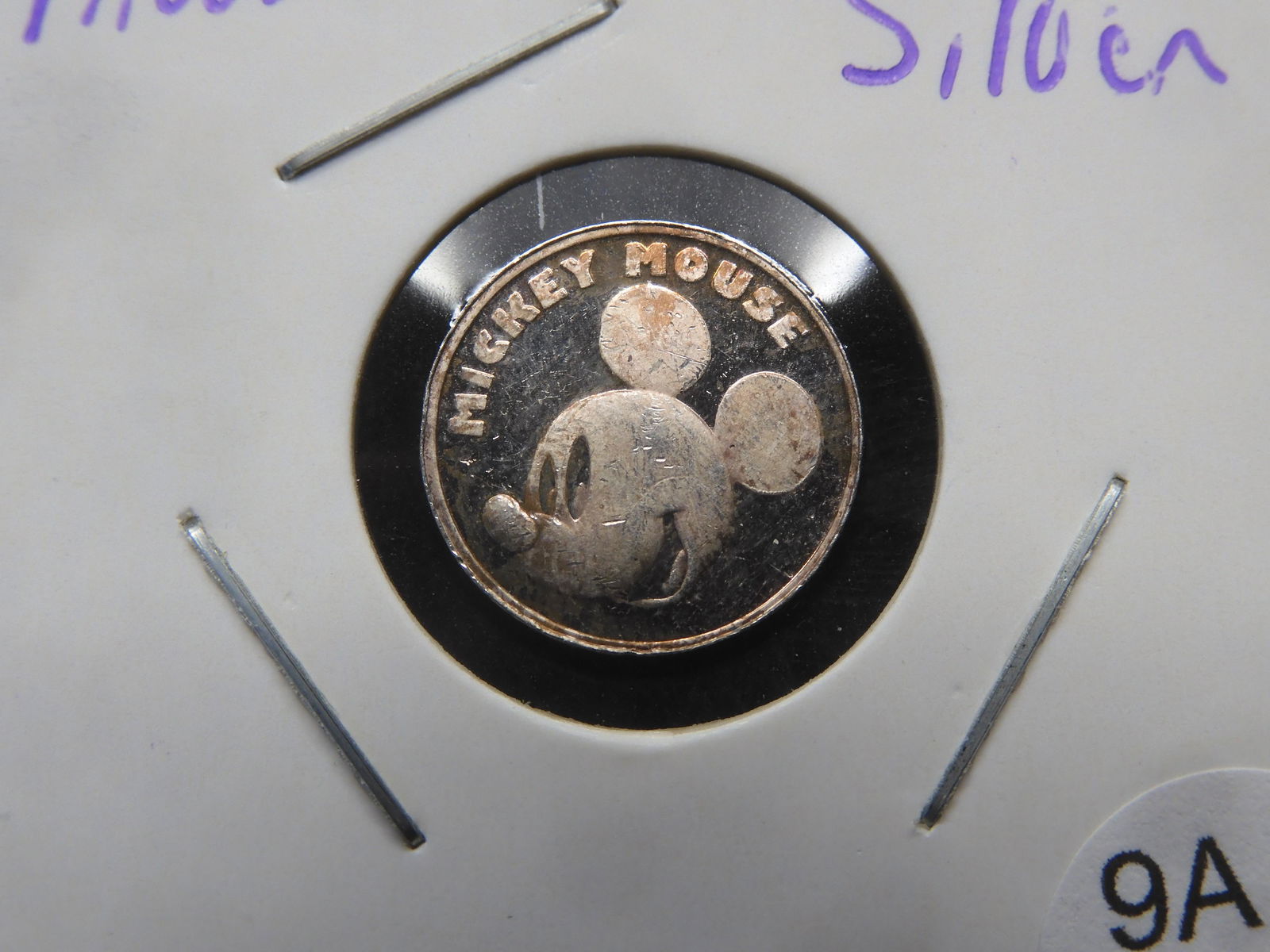 1 Gram of Fine .999 Silver - Mickey Mouse: 1 Gram of Fine .999 Silver - Mickey Mouse