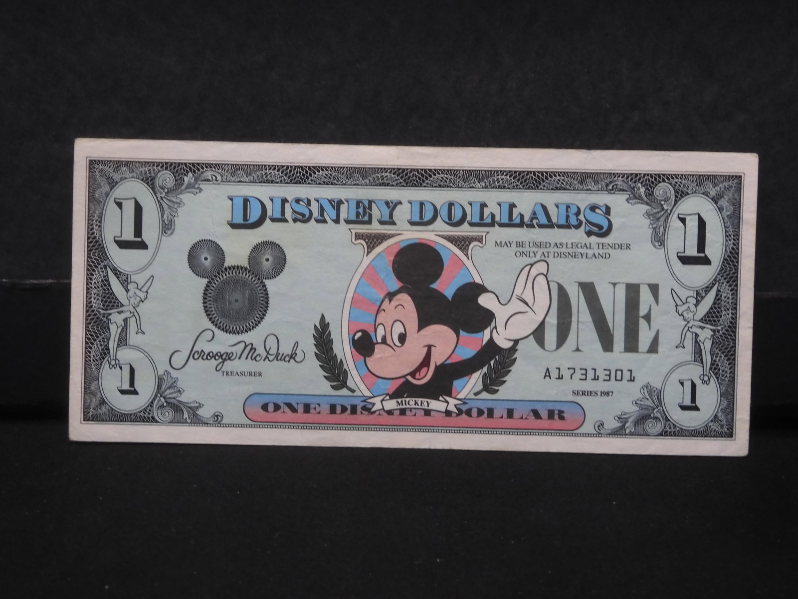 1987 $1 Disney Dollar (Mickey) (1 of 3)