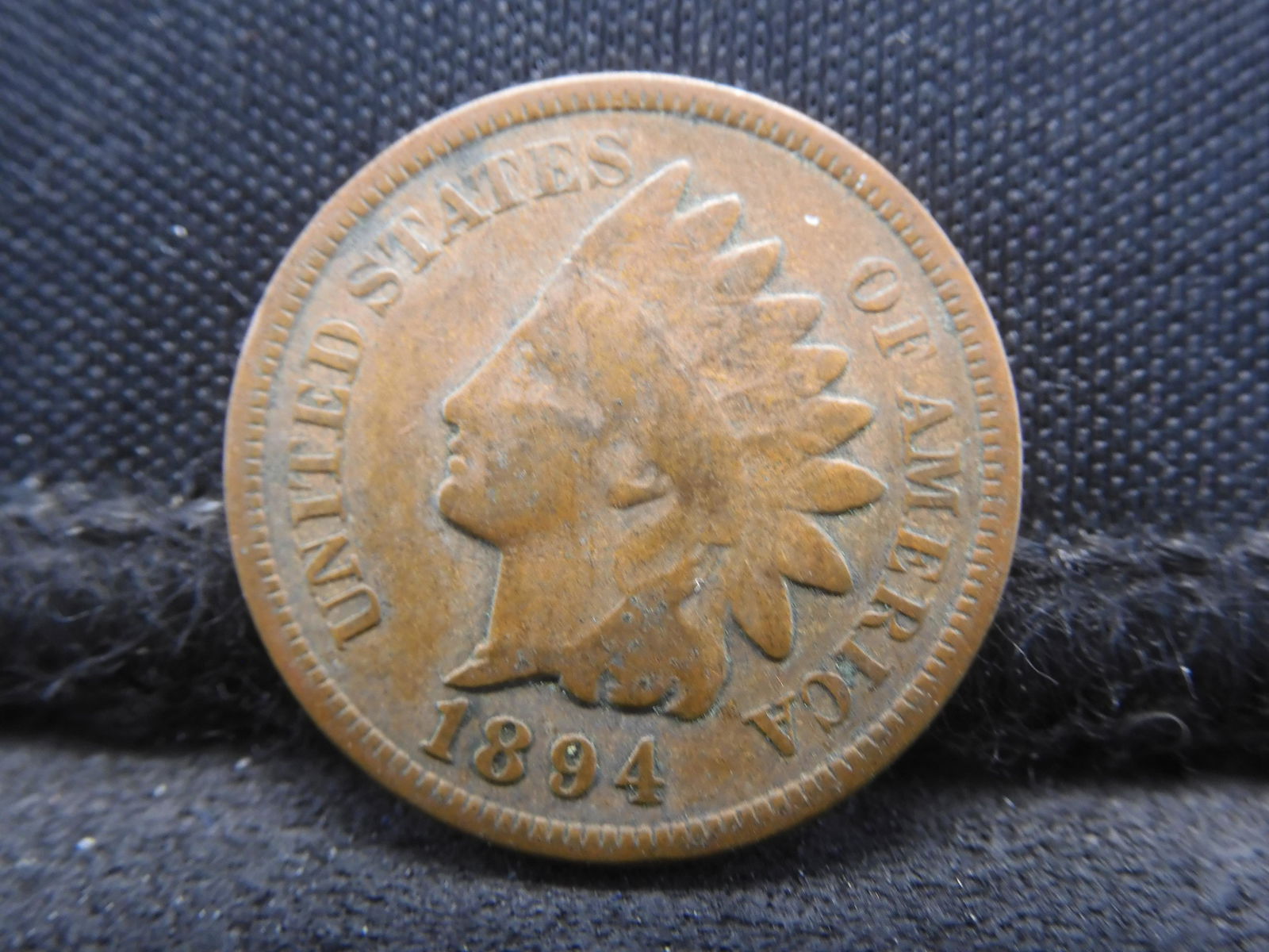 1894 United States Semi-Key Date Indian Head Cent. (1 of 2)