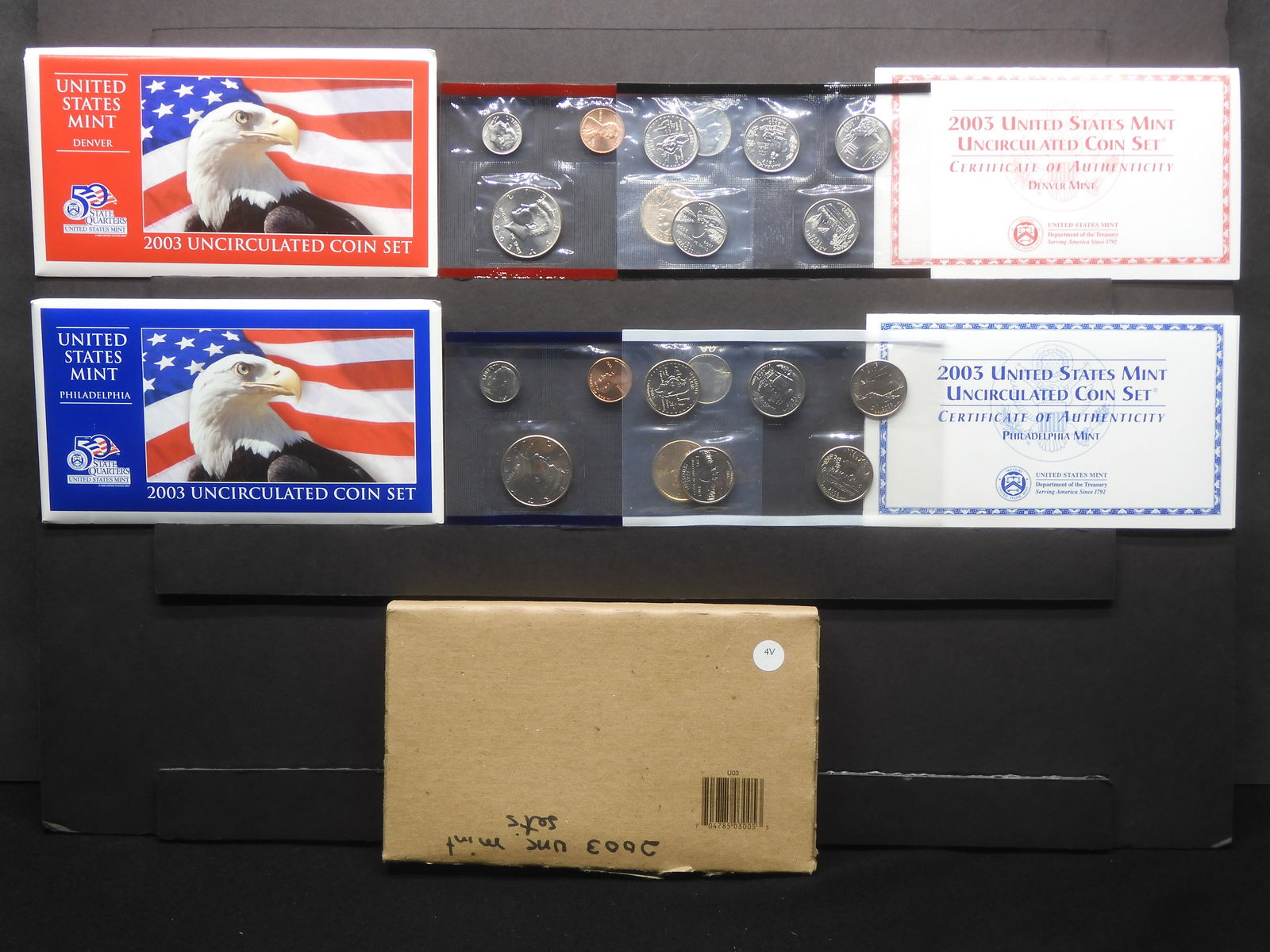2003 P&D US UNC Coin Set (1 of 12)
