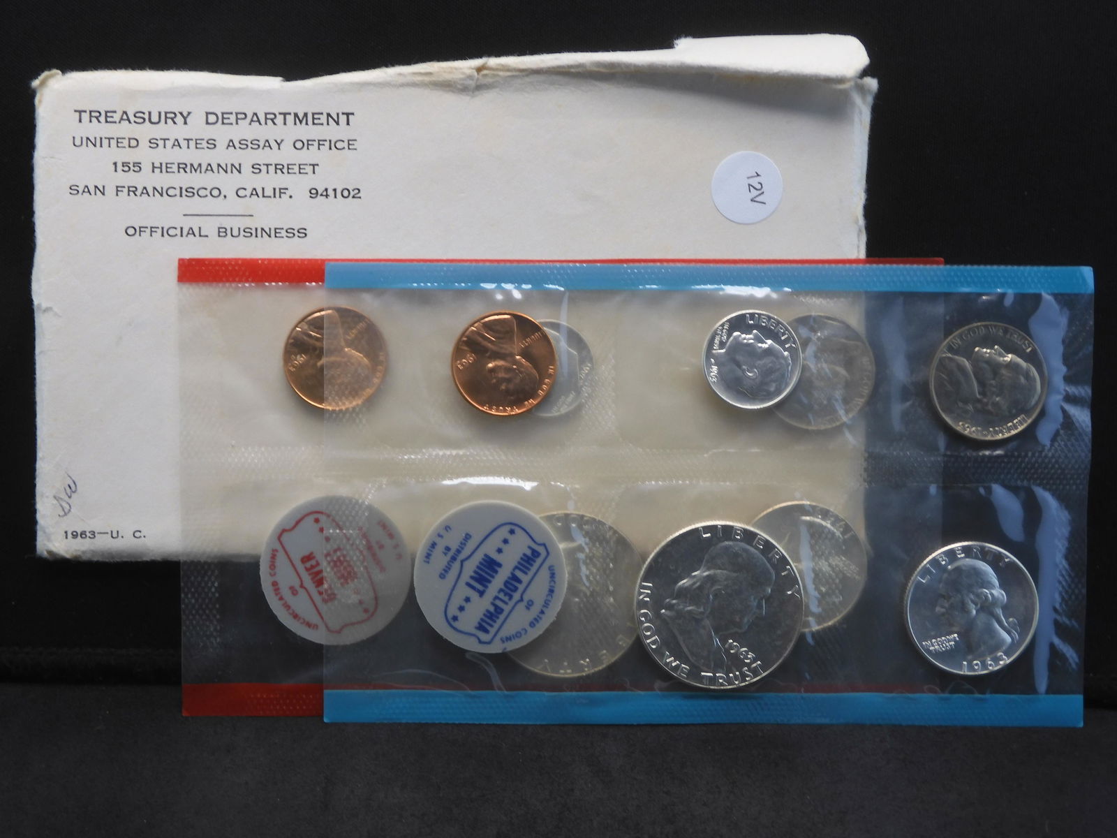 1963 P&D UNC US Mint Set (1 of 5)