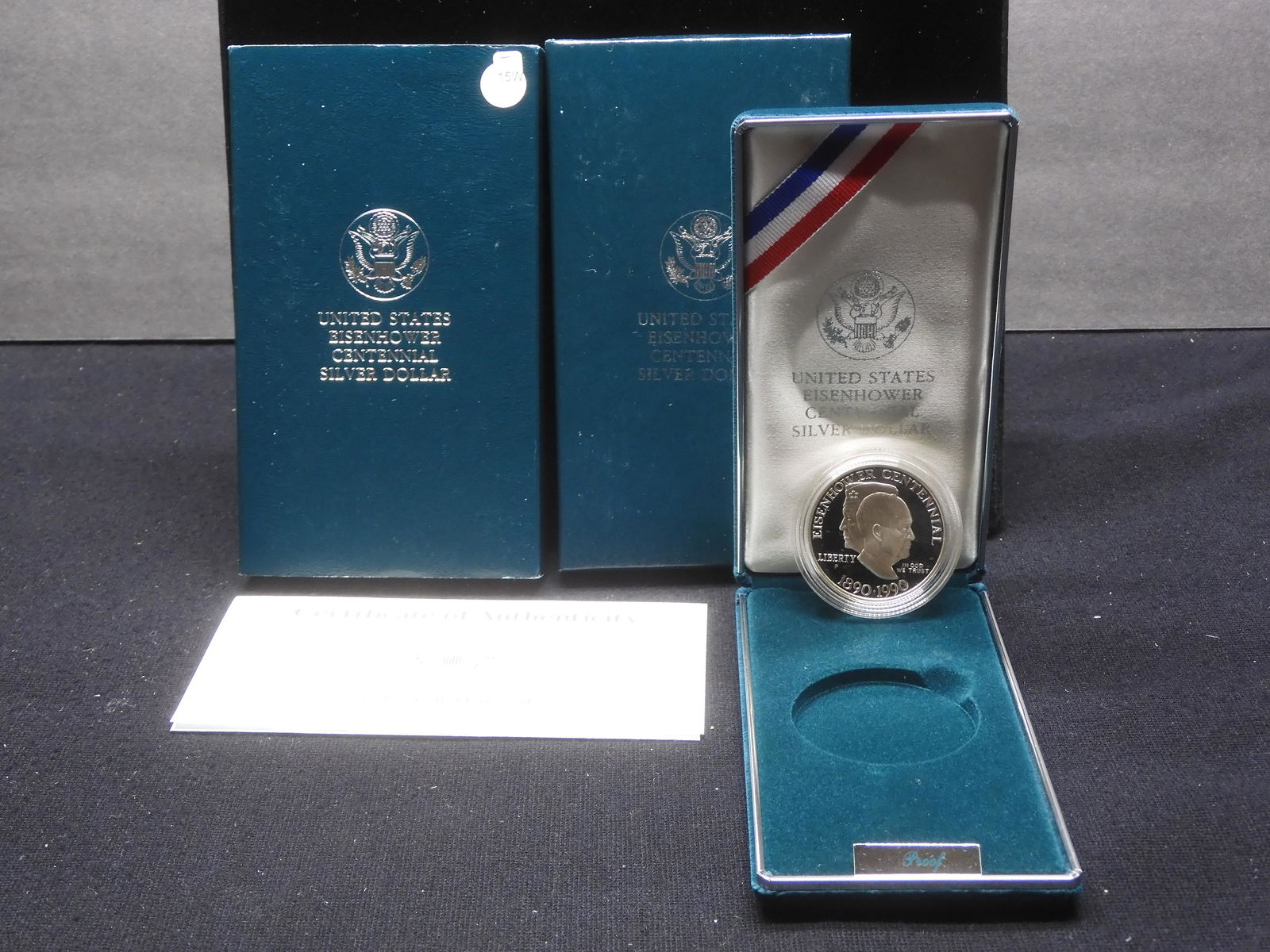 1990-P Eisenhower Centennial Silver Dollar  in OGP (1 of 5)