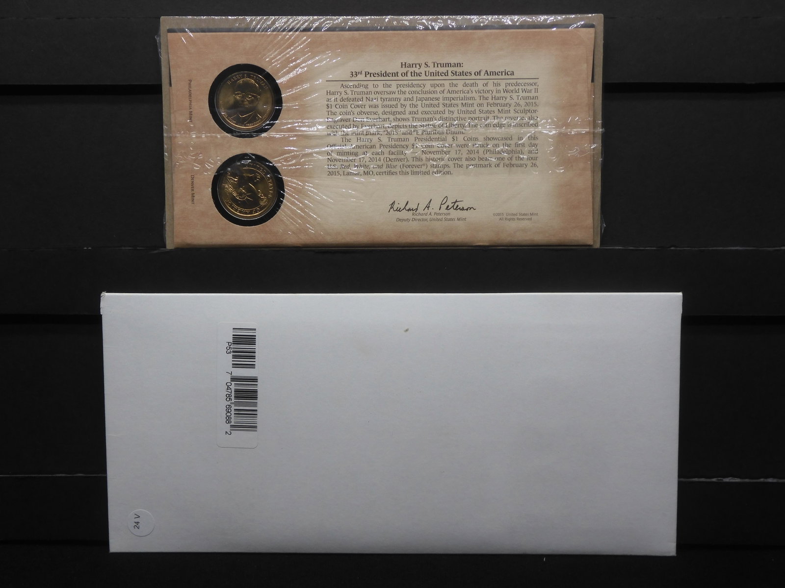 2015 P&D Harry S. Truman Presidential Dollars: 2015 P&D Harry S. Truman Presidential Dollars