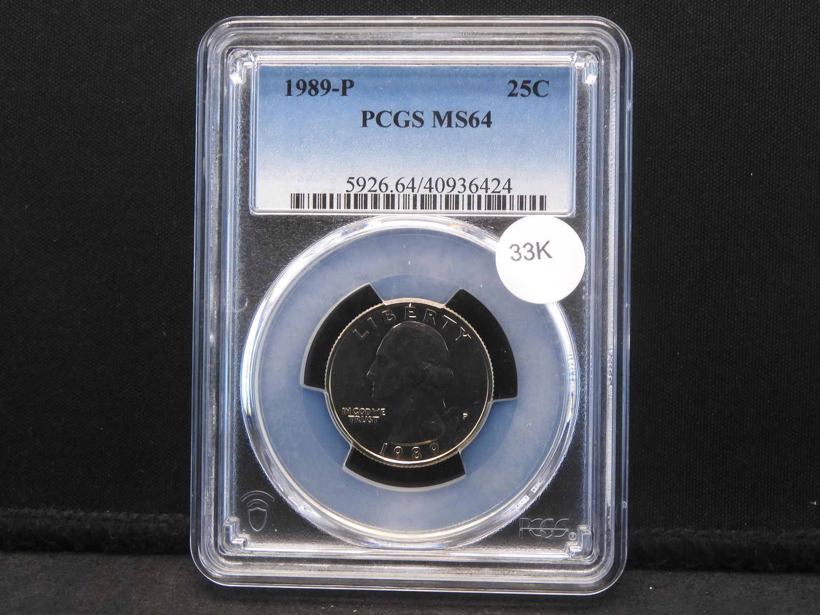 1989-P PCGS MS 64 - Washington Quarter (1 of 4)