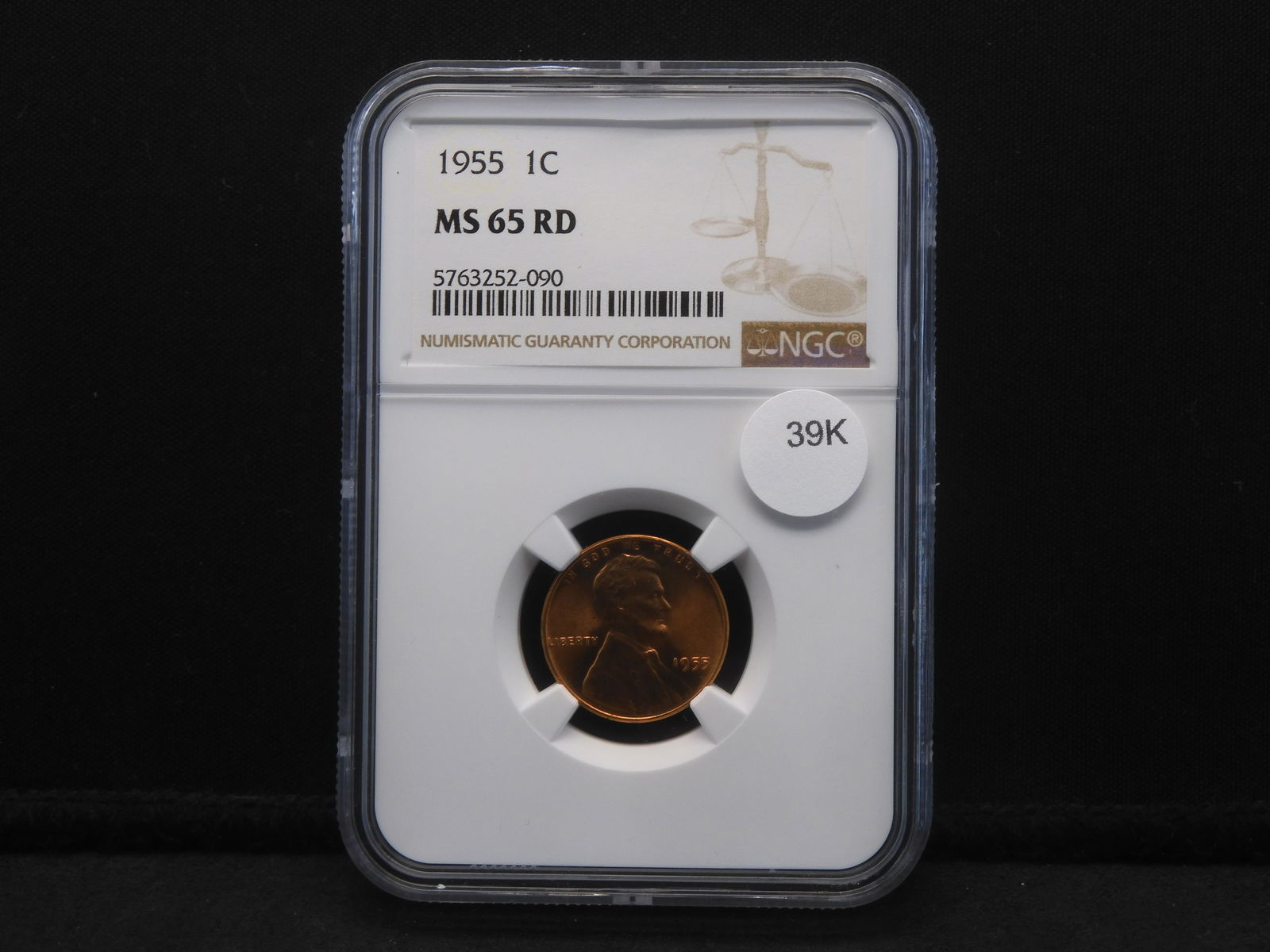 1955 NGC MS 65 - Lincoln Wheat Cent (1 of 4)