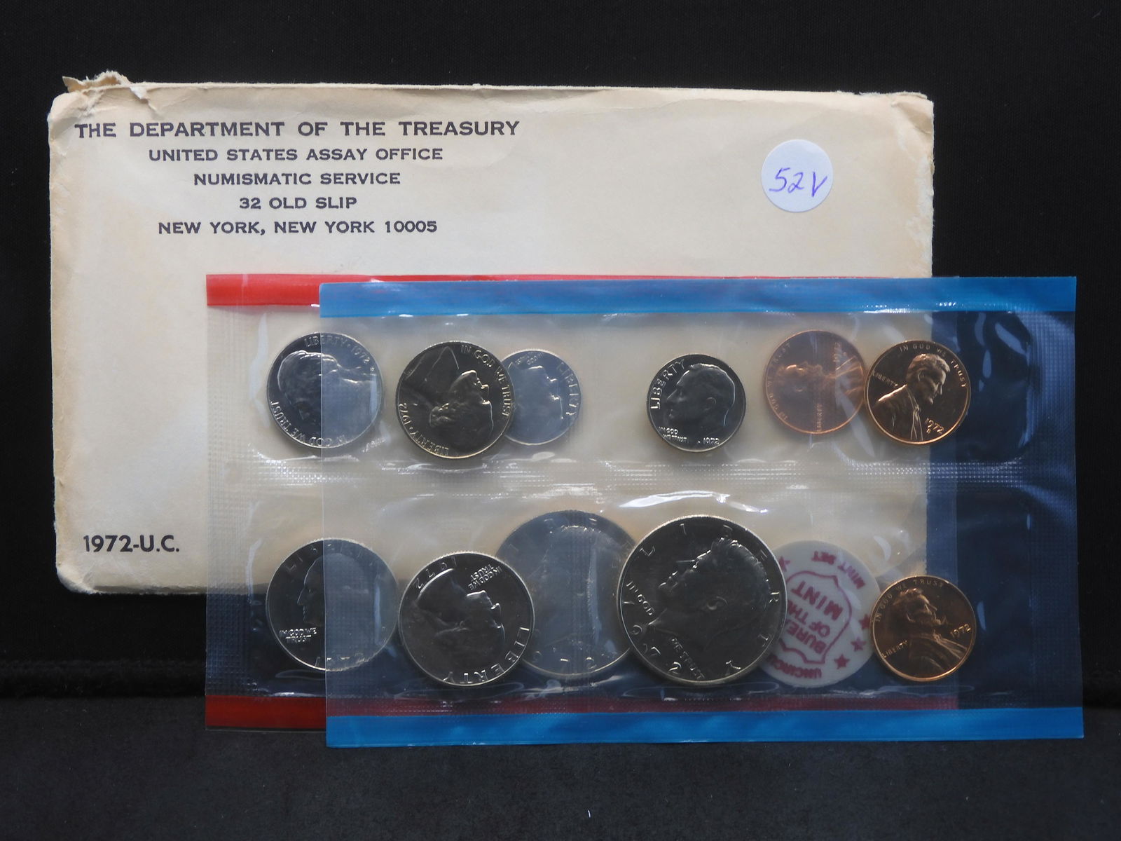 1972 P&D UNC US Mint Set (1 of 5)