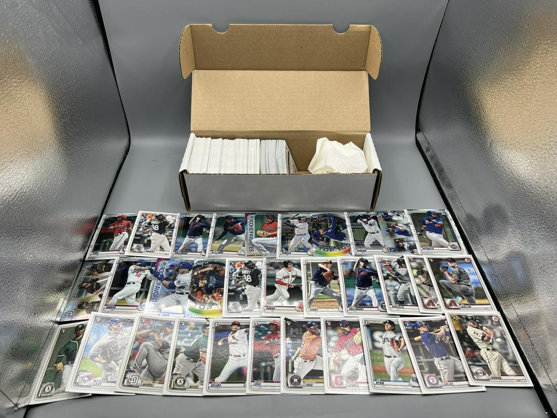 Box of 2020 Bowman & Bowman Chrome Baseball Singles - Lots of Rookies and 1st Bowman Cards (1 of 5)