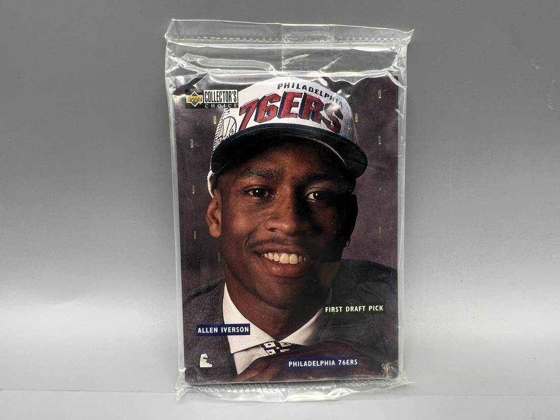 1996-97 Upper Deck Collector's Choice Draft Pick Redemption Sealed Set - Allen Iverson, Ray Allen (1 of 2)