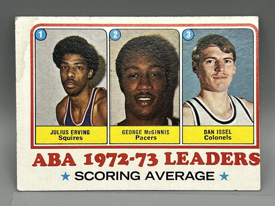 1973-74 Topps ABA Scoring Leaders #234 - Julius Erving (1 of 2)