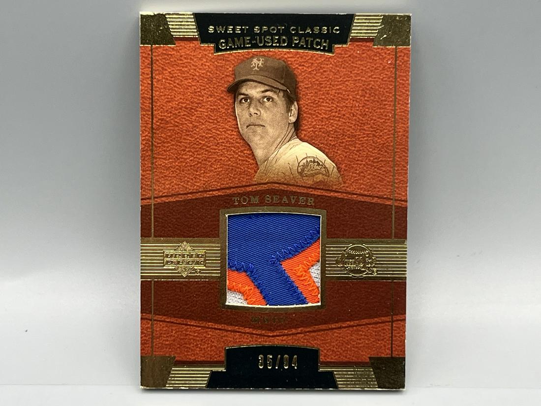 2004 Sweet Spot Classics Tom Seaver Game Used Patch Card #35/94 (1 of 2)