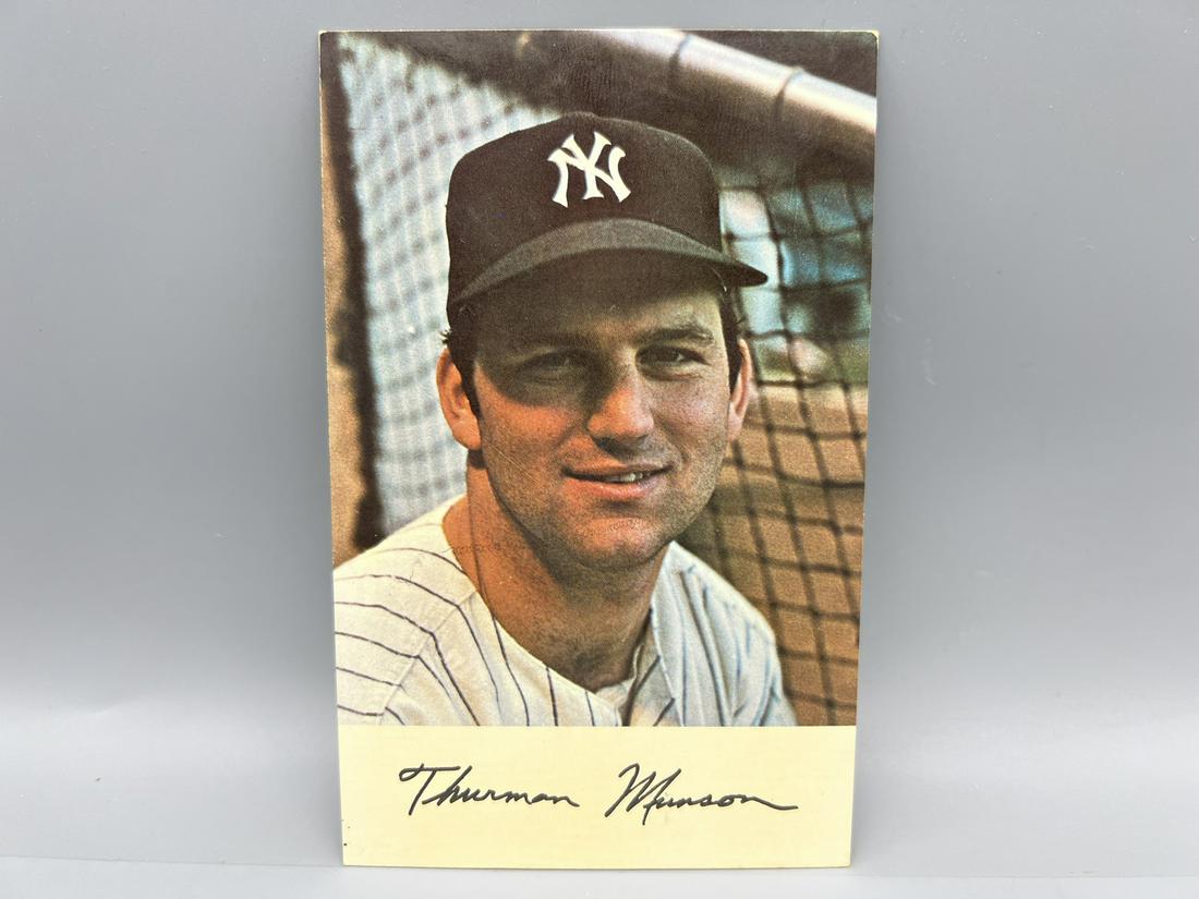 1971 Dexter Press Thurman Munson New York Yankees Postcard - 2nd Year (1 of 2)